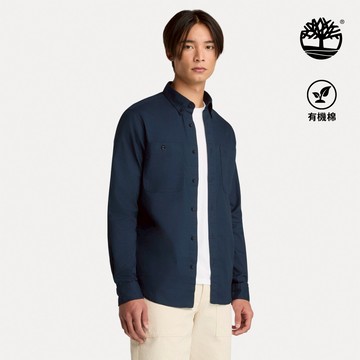 男款深寶石藍長袖襯衫|A69RQ433