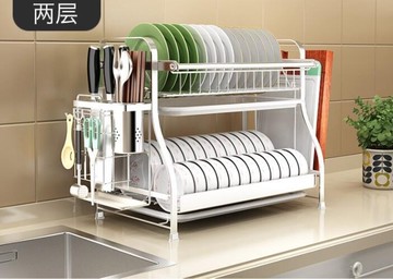 304不銹鋼碗架瀝水架晾放碗筷碗碟碗盤用品收納盒廚房置物架 mks 歐歐流行館