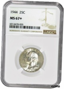 アンティークコイン NGC PCGS 25C Silver Washington Quarter MS67 Gem Uncirculated Coin