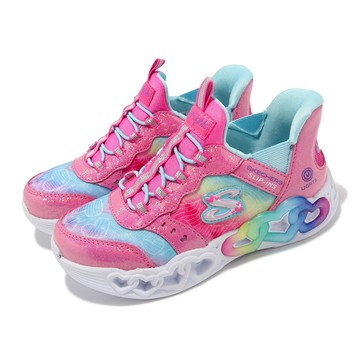 [ACS] Skechers 兒童燈鞋 S Lights-Infinite Heart Lights 中童 粉 小朋友 發光 閃燈 303755LPKMT