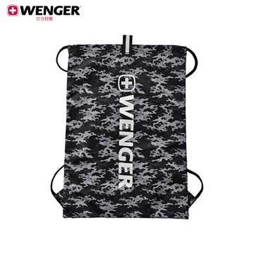 WENGER 威戈 FlowUp 束口後背袋 黑迷彩 610192