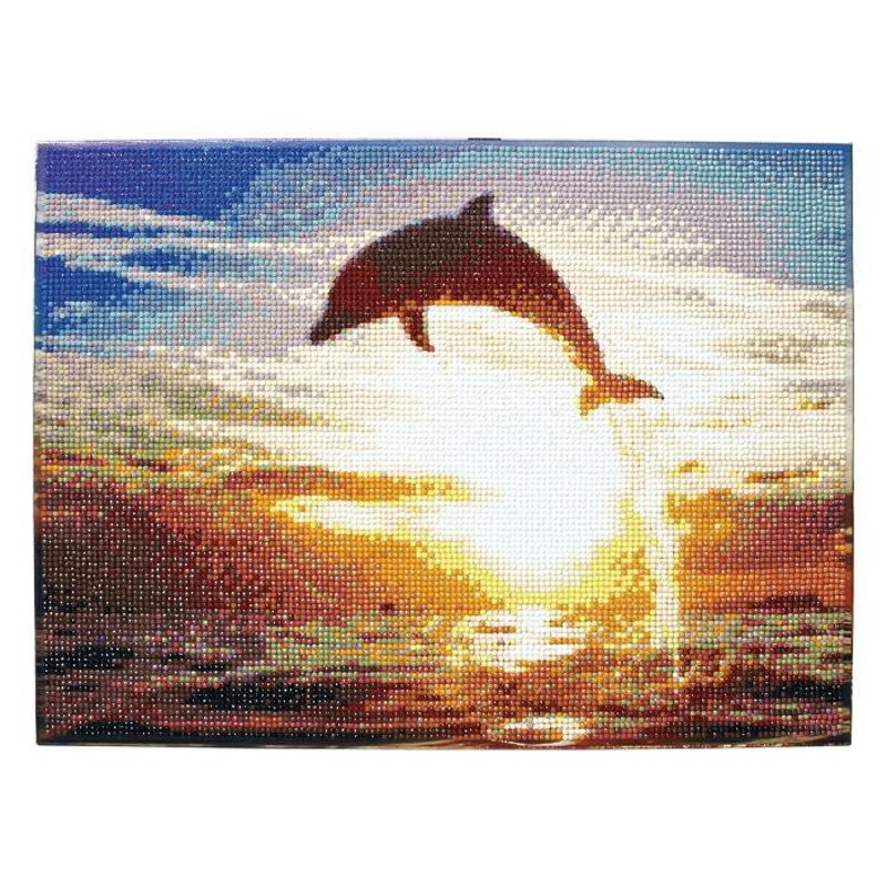 284 シーグラスアート工作キット キラキラ海のアート（キラキラビーズ 