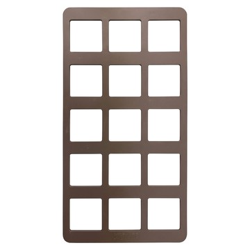 TRIARROW 三箭牌 白色戀人餅乾模15連  棕色  1個  29 x 15 x 0.2cm