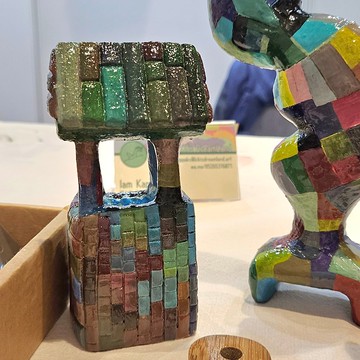 【手工雕塑】森林深處的水井 雕塑工藝品 編號 NO.8