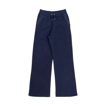 Chloé Kids 海軍藍抽繩休閒褲