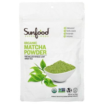 Sunfood, 超級食物，有機抹茶粉，4 盎司（113 克）