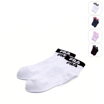 【FILA】基本款棉質短襪-白色 SCY-5004-WT