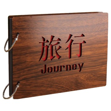 J&K 感性翻頁式菜單板 旅行款  22 x 16cm  1個