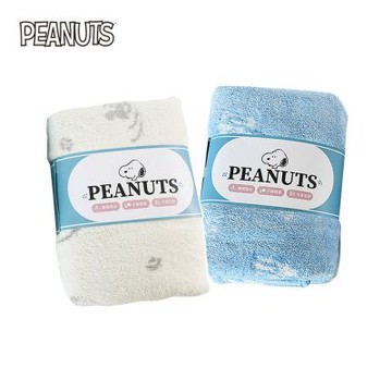 史努比Snoopy 緹花舒柔無棉絮浴巾_morino
