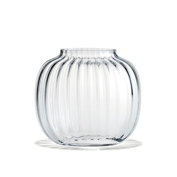 Primula 櫻花草 玻璃花瓶（橢圓、大、晶瑩）