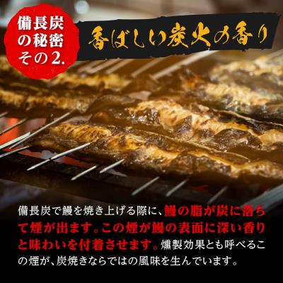 ふるさと納税 大崎町 うなぎ備長炭手焼蒲焼2尾(合計300g以上)