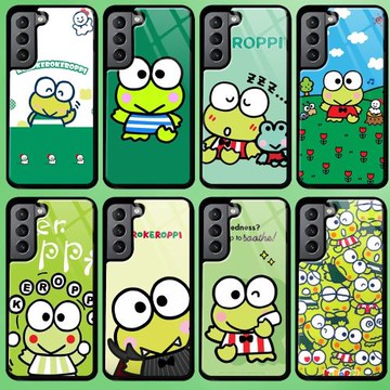 迪士尼大眼蛙卡通女硅膠手機殼s22+適用S21 S23 S24 ultra保護套note 20 A35 A55三星S20 S23 FE三星S9 S10