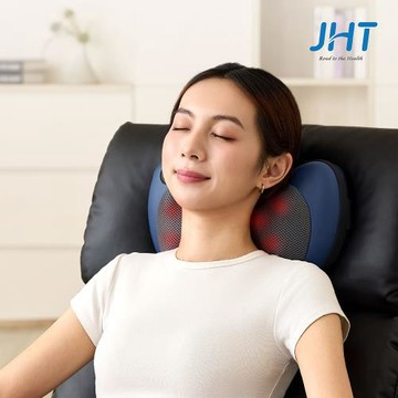 JHT 3D多功能溫感按摩枕K-1581