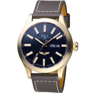 Ball 波爾 Engineer III Marvelight 青銅機械錶-皮帶錶43mm/NM2186C-L4J-BK