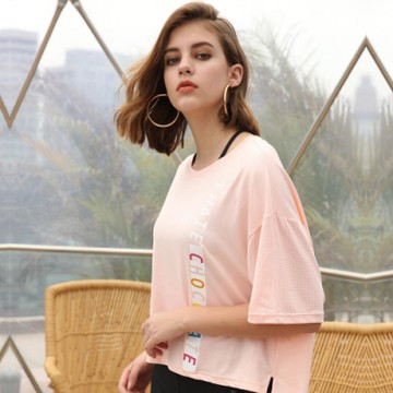 8:AT  短袖上衣 M-XL(柔橘)