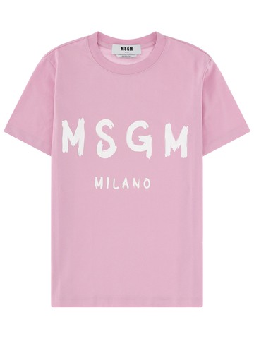 msgm t-shirt con logo