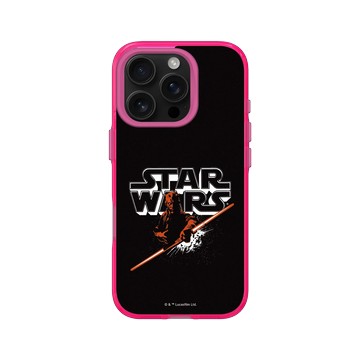 iPhone 16 Pro Clear 粉漾桃 - 迪士尼-星際大戰 Star Wars - 達斯魔-星際大戰Logo