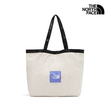 【The North Face 官方旗艦】北面男女款米白色可打包收納托特包｜8HNUQLI 斜背包