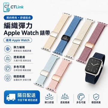 可愛卡通音樂小狗 柔軟尼龍編織 適用於 Apple Watch 11 10 9 8 7 蘋果錶帶 42mm 46mm