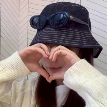 牛仔帽 雙面帽 女生帽子 遮陽帽 帽子 漁夫帽 顯臉小 百搭 116