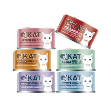 主食 【24入組】OKAT 美喵人生-綿綿慕斯主食罐系列 80g【公司貨】