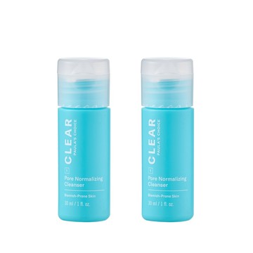 (免運)【寶拉珍選】淨無痘清爽洗面凝膠 30ml (青春痘膚質適)兩入組 公司貨