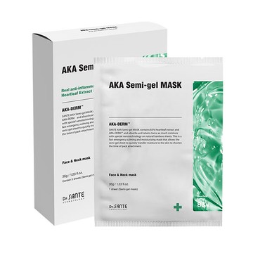 Dr.SANTE善對-茵蔯蒿平衡調理清透面膜-頸顏用5片