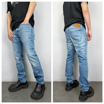 【New START精品服飾-員林】現貨 Calvin Klein CK 水洗 窄版 彈性 牛仔褲 長褲 牛仔長褲