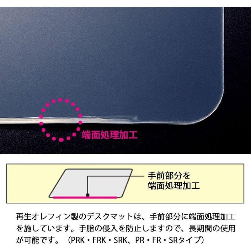 楽ギフ_包装】 ライオン事務器 デスクマット 再生塩ビ製ノングレア仕上