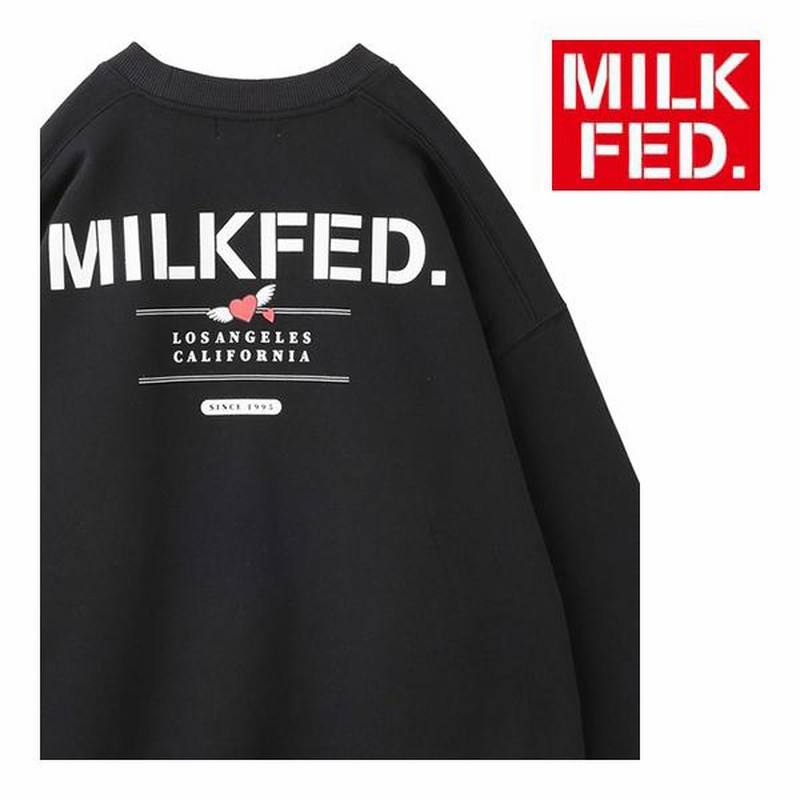 トレーナー スウェット スエット ミルクフェド MILKFED STENCIL HEART