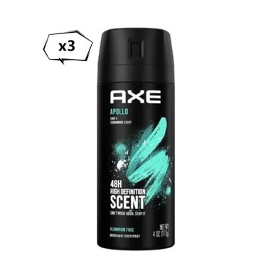 美國 AXE男用體香噴霧--星際迷情(150ml)*3