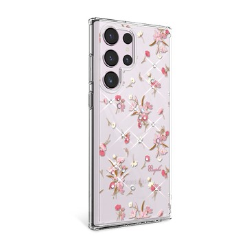 APBS Samsung S26/S25/S24/S23系列 輕薄防摔水晶彩鑽手機殼-小清新-蘆莉草