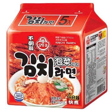 OTTOGI 不倒翁 泡菜拉麵 120g  5包