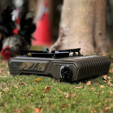 4.1kW 高功率大火力防風卡式瓦斯爐 X4100II 附軍綠質感硬盒(坦克風格卡式爐 戰術風戶外爐具) 4.1kW 高功率大火力防風卡式瓦斯爐 X4100II 附軍綠質感硬盒(坦克風格卡式爐 戰術風戶外爐具)