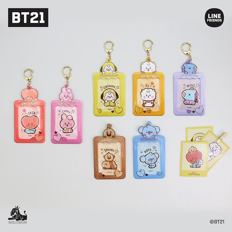 50%OFFセール ：】 ソロモン商事 BT21 FKA_フォトカードキーホルダー 