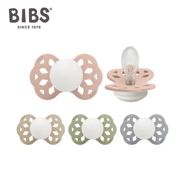 丹麥BIBS Infinity 夜光款 雙扁型 矽膠安撫奶嘴 0-6m/6-18m 丹麥奶嘴【GleeKids樂寶】