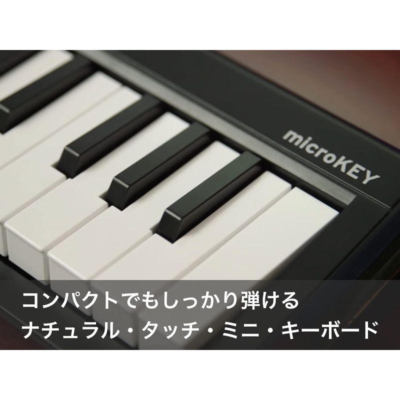 KORG （コルグ） ワイヤレス MIDI キーボード コントローラー Bluetooth DTM プラグイン付属 microKEY2 Ai