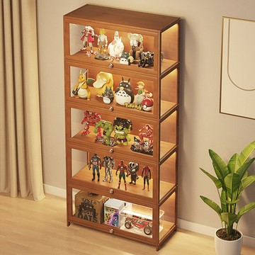 ??快速出貨?? 公司貨 家用樂高防塵亞克力透明柜子手辦展示柜玩具收納陳列柜落地展示架