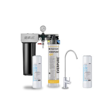 EVERPURE 櫥下型 PURVIVE Duo-4H2無鉛龍頭兩道式生飲淨水器(前置樹脂)