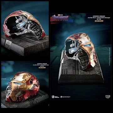 野獸國 極匠 系列 MC-038 復仇者聯盟 ：終局之戰 鋼鐵人 馬克50 mk50 頭盔 戰損版
