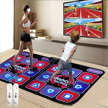 【無線雙人3D體感】跳舞毯 電視跳舞毯 體感遊戲機 跑步毯 遊戲墊 家用健身 電視電腦兩用 無線連接 多模式遊戲 家庭娛樂健身