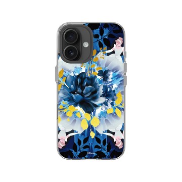 iPhone 16 Clear Case（相機按鈕） 透明 - 迪士尼-公主系列 Disney Princess - Pattern系列-仙度瑞拉 復古