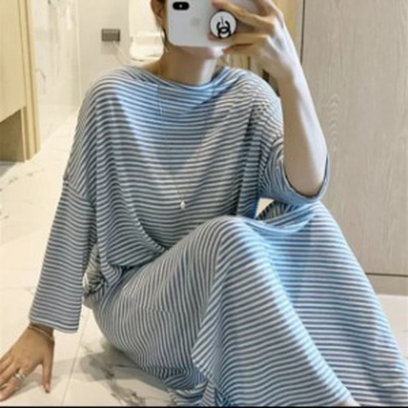 ボーダー ロングワンピース ストライプ レディース ブルー ロングワンピ ワンピース ロングシャツ 大人可愛い かわいい きれいめ 大人女 通販 Lineポイント最大6 0 Get Lineショッピング