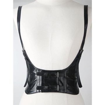 歐美百搭青年背帶式腰封裝飾黑色ins朋克風吊帶配西裝腰帶女束腰