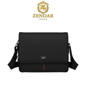 【ZENDAR】台灣總代理 限量3折 頂級高彈性高彈性防潑水郵差包肩背包 全新專櫃展示品(HEAT35 男包 女包)
