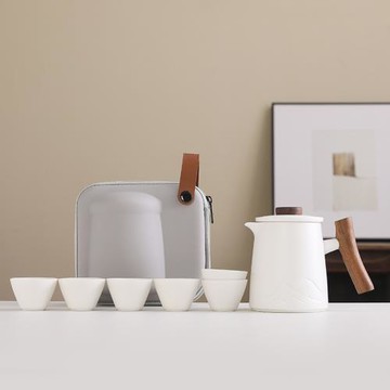 旅行茶具便攜式功夫茶具套裝批發日式戶外快客杯節日商務禮品贈送