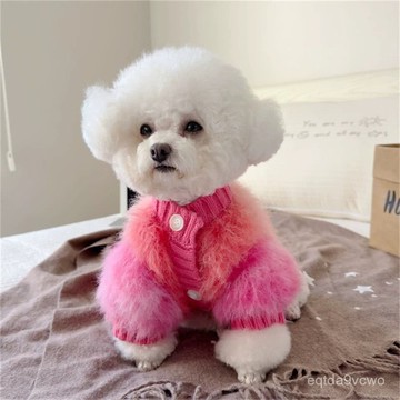 💯臺灣出貨💯免運💯狗狗衣服秋冬款冬季保暖小型犬泰迪比熊博美小狗針織毛衣寵物衣服 KDR1