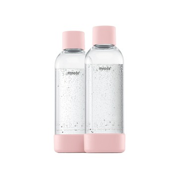 mysoda 芬蘭1L專用水瓶-2入-粉