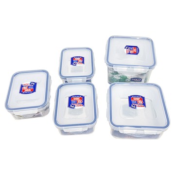 LocknLock 樂扣樂扣 保鮮盒套裝 SET-5P-NTL-CN-8  1組  容器 + 蓋子