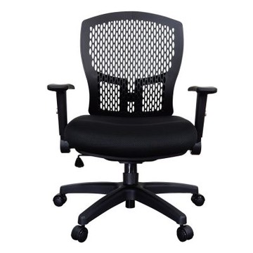 【H&R安室家】台製彈力人體工學護腰椅(電腦椅/辦公椅/升降椅/書桌椅)